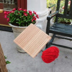 Handcrafted 20cm Portable Knitting Mat Square Crochet Blocking Board 3mm Thickness Simple Style Sewing Accessory Custom Logo - Image 3