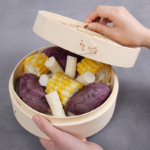 High Quality Addreen Chinese Traditional Bamboo Steamer with Pot Cover 3L Capacity 2 Layers Pot Holder-Wholesale Manufacturers - Image 3