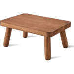 Modern Anti-Slip Wooden Step Stool Multi-Application Footstool for Living Room Bedroom Babies 1-step Household Sundries stool