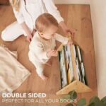 Modern Cross-Border Wooden Stepped Bookshelf Bamboo Student Book Storage Rack for Living Room Storybook Painting Book Display - Image 3