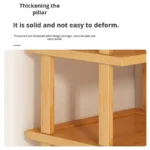 Modern Home Furniture Space-Saving Under-Desk Shoe Rack with 1 Shelf Living Room Storage for Dormitory - Image 3