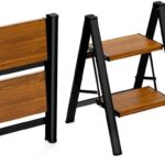 Modern Simple Customized Color Step Ladder Stool Lightweight Folding Design Anti-Slip Wide Pedal 330lbs Capacity Home Stool