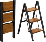 Modern Simple Customized Color Step Ladder Stool Lightweight Folding Design Anti-Slip Wide Pedal 330lbs Capacity Home Stool - Image 2