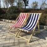 Modern Wood Garden Folding Beach Chair Outdoor Furniture Camping Leisure Picnic Foldable Sling Surfside Recliner Fishing Chair - Image 3