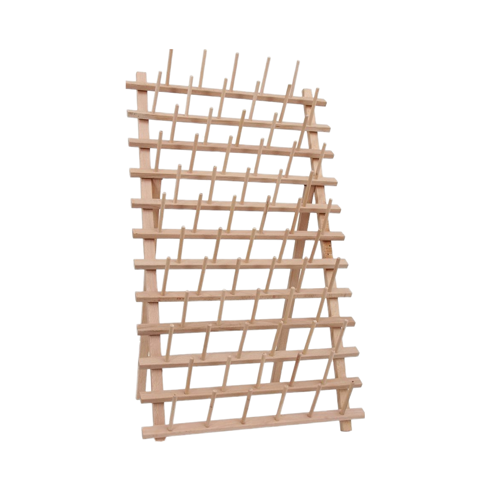 New Brothread 2x60 Spools 5-layer Wooden Thread Rack Holder Organizer Hanging Hooks Wall Mountable Non-Foldable for Sewing01 New Brothread 2x60 Spools 5-layer Wooden Thread Rack Holder Organizer Hanging Hooks Wall Mountable Non-Foldable for Sewing - Image 1