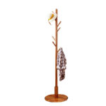Solid Wood Modern Coat Rack & Hanger Simple Fashion Design Living Room Home Furniture Multi-function 8 Hooks 1 Shelf Wholesale