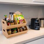 Stackable Bamboo Storage Bins Potato and Onion Kitchen Organizer Pantry Organizer Storage Baskets Eco-Friendly Space-Saving - Image 2