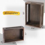 Sustainable Classic Wooden Kitchen Bathroom Countertop Baskets Set Nesting Boxes Freshness Preservation Multifunction - Image 2