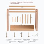 Wholesale 11-Axis Embroidery Wool Thread Shaft Shelf Single Tier Beech Material Auxiliary Tools Storage Holders Racks Source - Image 2