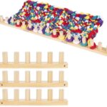 Wooden Blanket Weaving Braiding Loom 40-Inch Chinese Style Beginner-Friendly Easy Assembly DIY Braiding Tool for Home Decoration