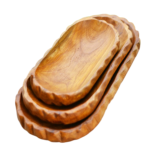 Wooden Fruit Tray Dessert Wood Salad Tray Modern Home Decoration Storage Tray