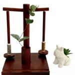 Wooden Yarn Holder Factory Direct Rotating Yarn Rack for Knitting Crocheting Anti-tangling Craft Organizer Wholesale