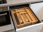 Addreen 100% Natural Solid Bamboo Construction   Eco-Friendly & Sustainable Kitchen Storage Solution