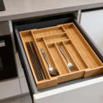 Addreen 100% Natural Solid Bamboo Construction   Eco-Friendly & Sustainable Kitchen Storage Solution