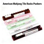 Addreen American Mahjong Tile Racks With Pushers Flexible Luxury Mahjong Ruler Detachable Design - Image 3