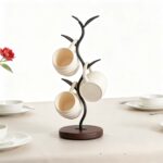 Addreen Creative Bamboo Tree Shaped Standing Cup Holder Storage Rack Inverted Design Key Organizer Tableware Display Wholesale - Image 2