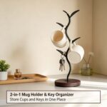Addreen Creative Bamboo Tree Shaped Standing Cup Holder Storage Rack Inverted Design Key Organizer Tableware Display Wholesale - Image 3