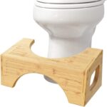 Addreen Eco-Friendly Bamboo Toilet Stool with Non-slip Surface Customized Size & CE Certified for Bathroom Use - Image 3
