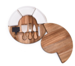 Addreen Promotional High Quality Multipurpose Large Bamboo Cheese Cutting Charcuterie Board Custom Logo Rectangle Shape Kitchen