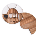 Addreen Promotional High Quality Multipurpose Large Bamboo Cheese Cutting Charcuterie Board Custom Logo Rectangle Shape Kitchen
