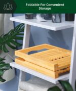 ROYAL CRAFT Premium Foldable Expandable for Bathtub Tray Caddy Bath Table Bathroom Accessories New Home Mothers Birthday Gift - Image 2