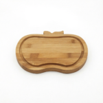 Bamboo Cutting Board Apple Shape Chopping Block Food Prep Board for Kitchen Counter Bamboo Chopping Board