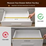 Expandable Bamboo Kitchen Drawer Organizer Cutlery Utensils Adjustable Wood Cutlery Tray Dishwasher Safe Flatware - Image 3